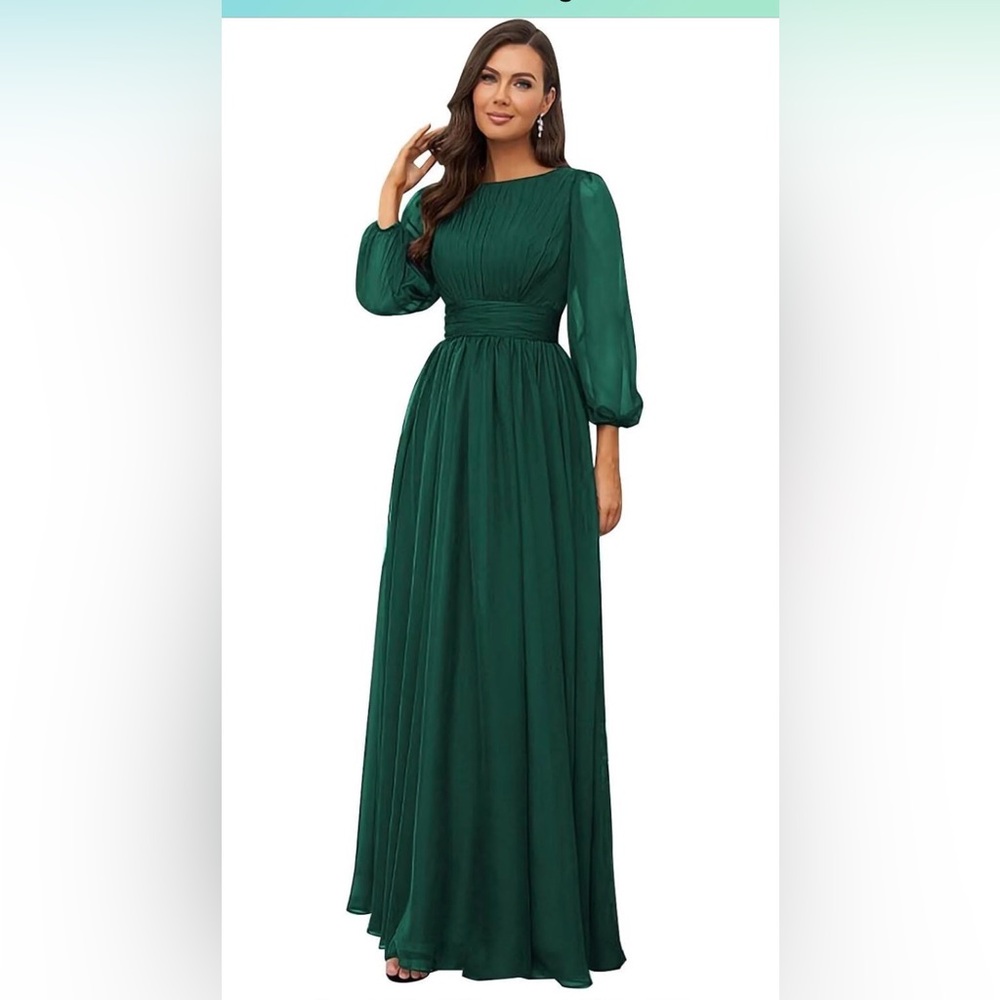 Elegant Green Maxi Dress